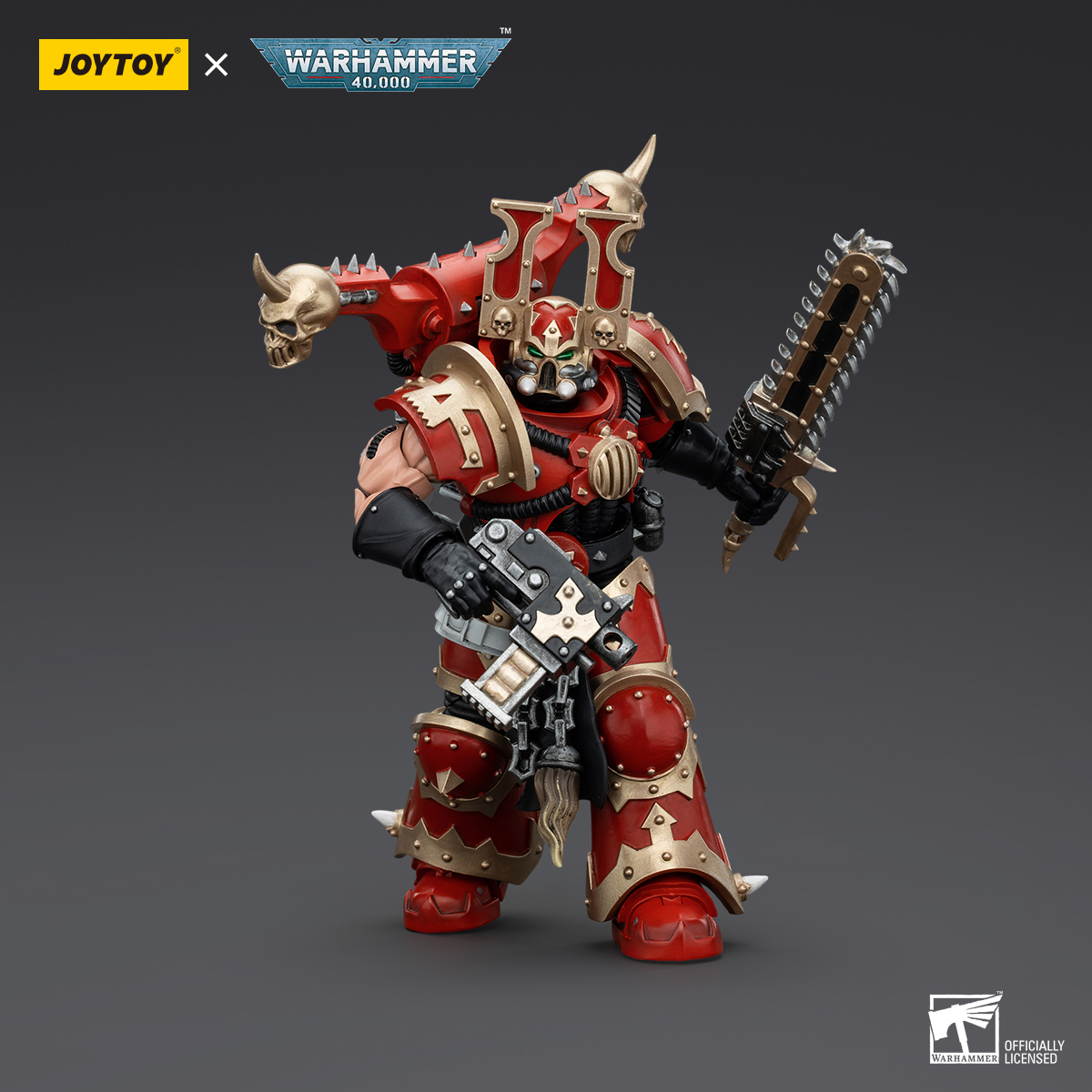 JOYTOY Warhammer 40k 1: 18 World Eaters Khorne Berzerkers - JOYTOY WORLD