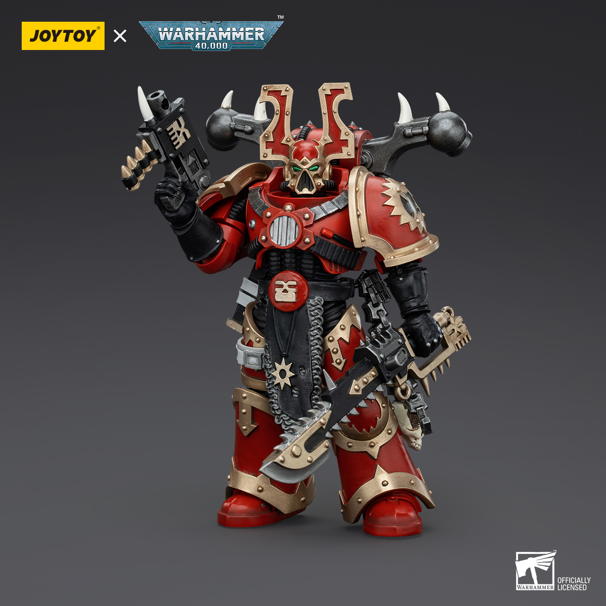 JOYTOY Warhammer 40k 1: 18 World Eaters Khorne Berzerkers - JOYTOY WORLD