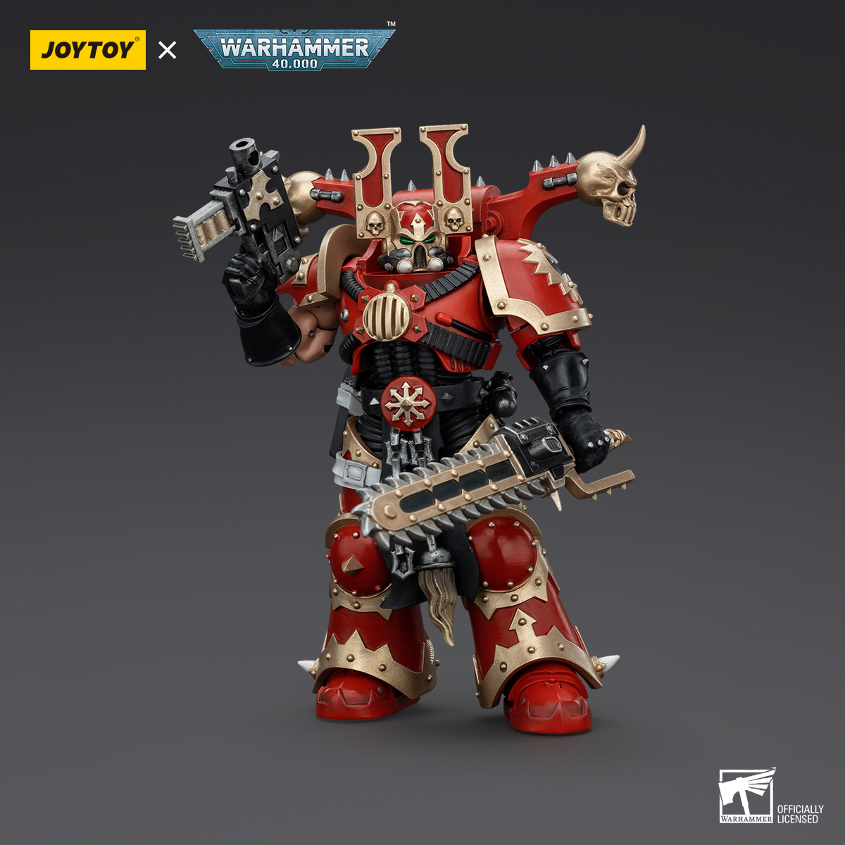 JOYTOY Warhammer 40k 1: 18 World Eaters Khorne Berzerkers - JOYTOY WORLD