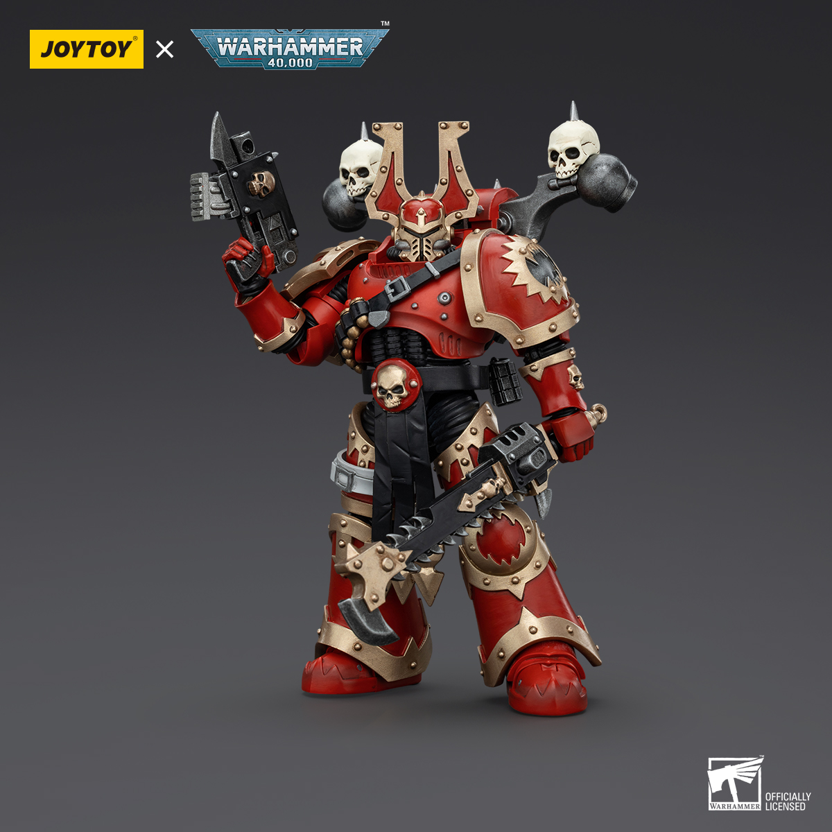 JOYTOY Warhammer 40k 1: 18 World Eaters Khorne Berzerkers - JOYTOY WORLD