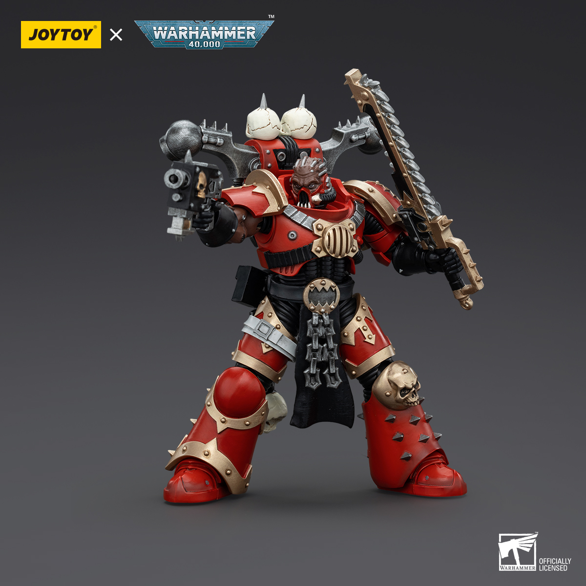 JOYTOY Warhammer 40k 1: 18 World Eaters Khorne Berzerkers - JOYTOY WORLD