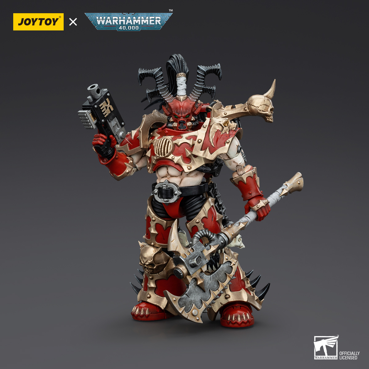 JOYTOY JT00645 Warhammer 40k 1: 18 World Eaters Lord Invocatus - JOYTOY WORLD
