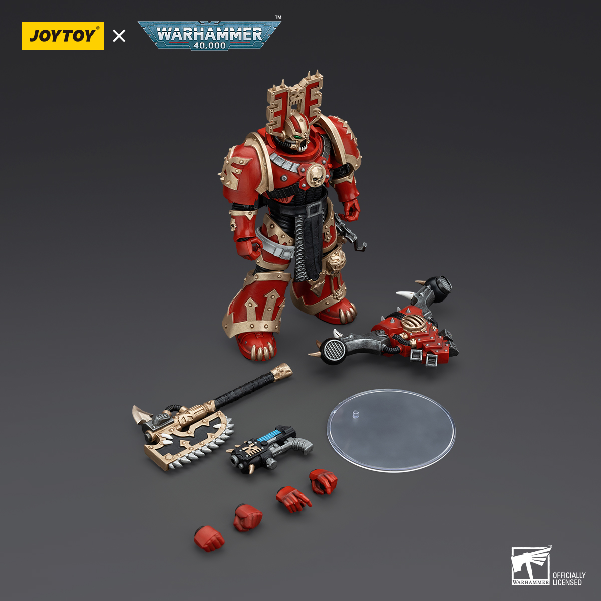 JOYTOY Warhammer 40k 1: 18 World Eaters Khorne Berzerkers - JOYTOY WORLD