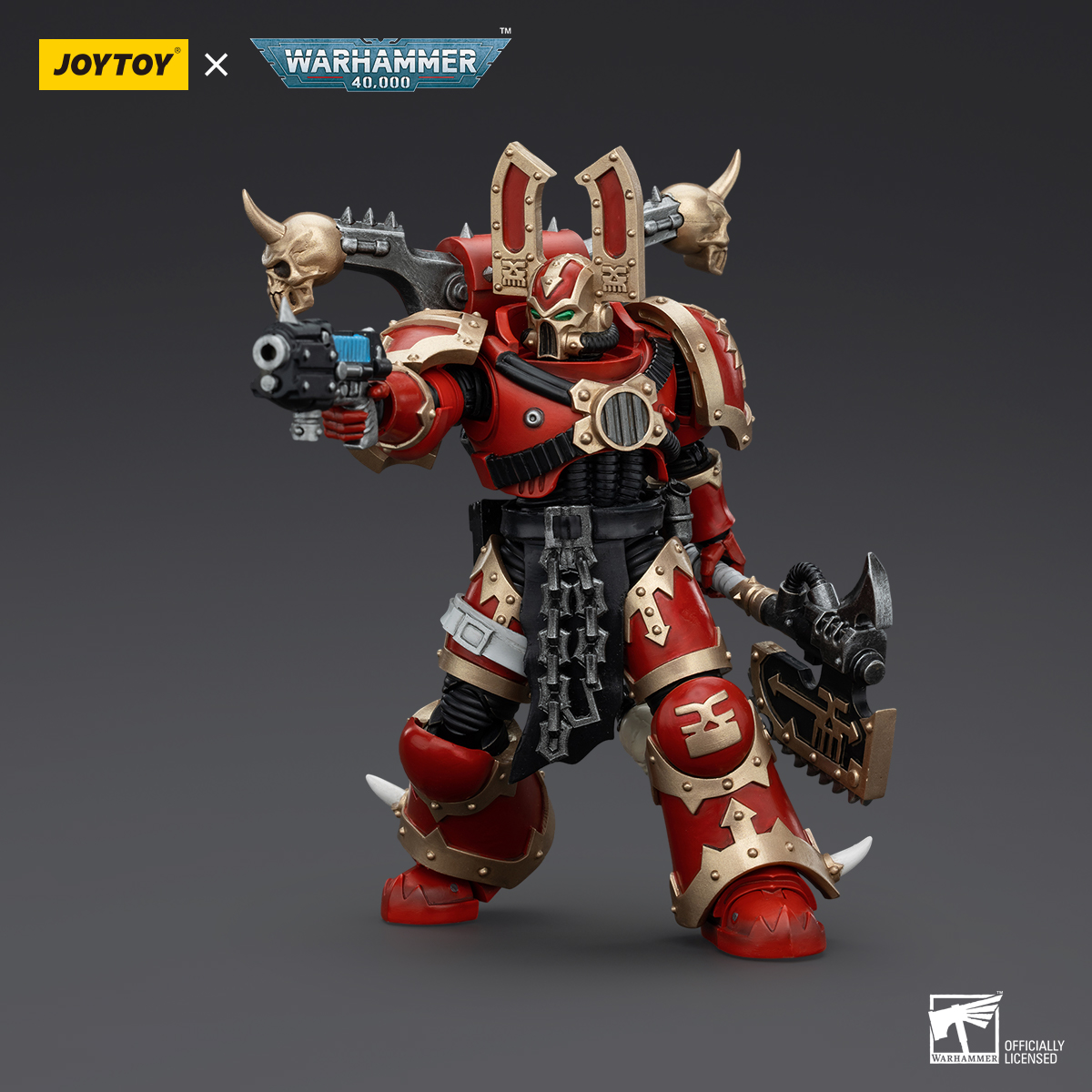 JOYTOY Warhammer 40k 1: 18 World Eaters Khorne Berzerkers - JOYTOY WORLD