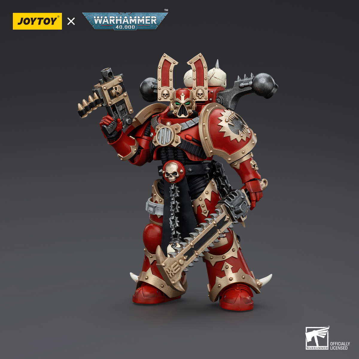 JOYTOY Warhammer 40k 1: 18 World Eaters Khorne Berzerkers - JOYTOY WORLD