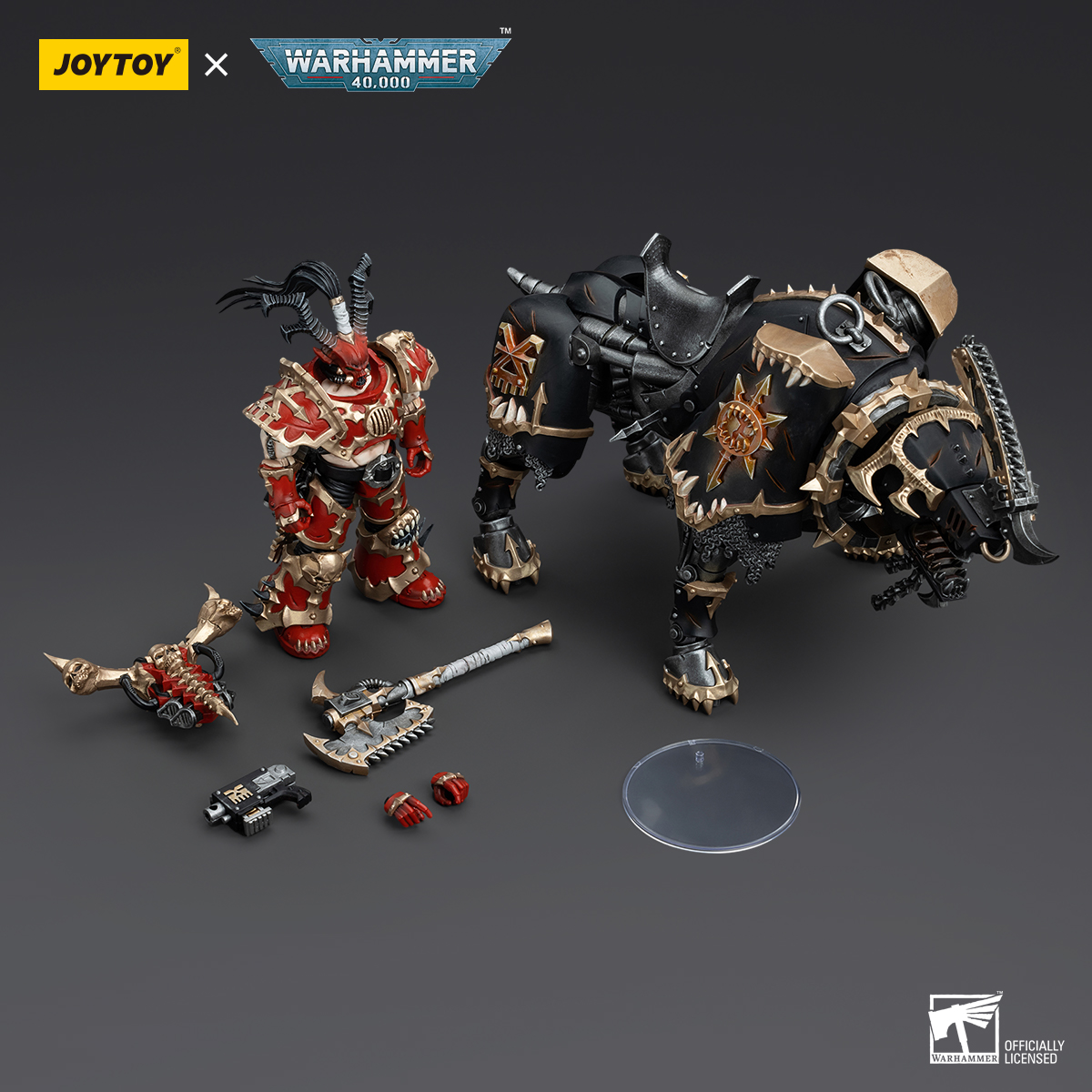 JOYTOY JT00645 Warhammer 40k 1: 18 World Eaters Lord Invocatus - JOYTOY WORLD