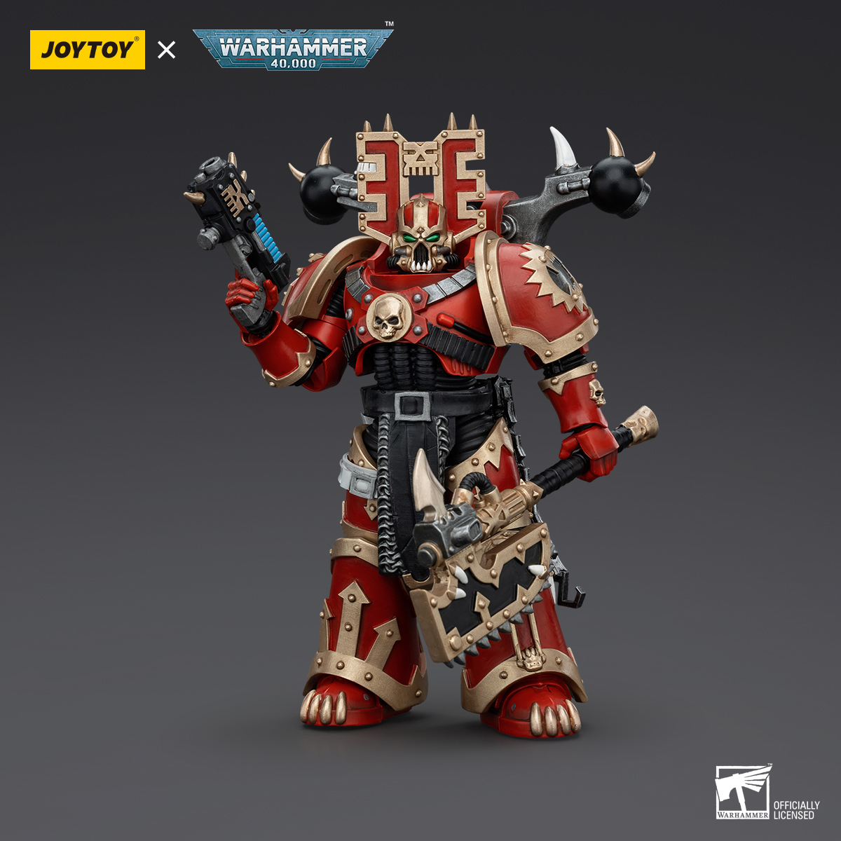 JOYTOY Warhammer 40k 1: 18 World Eaters Khorne Berzerkers - JOYTOY WORLD