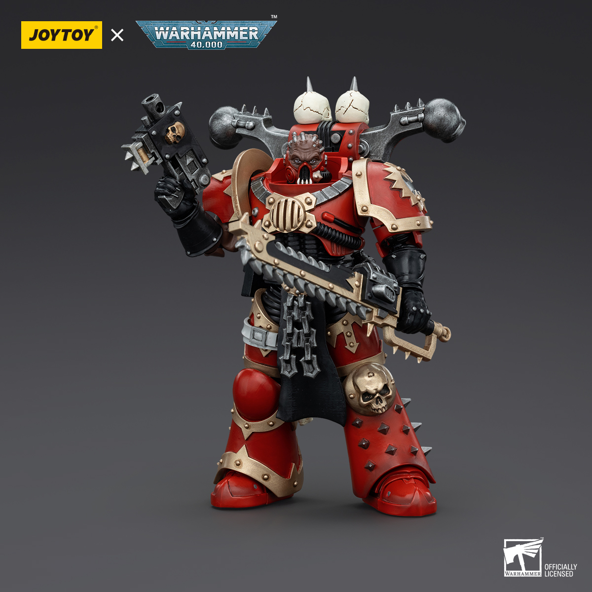JOYTOY Warhammer 40k 1: 18 World Eaters Khorne Berzerkers - JOYTOY WORLD