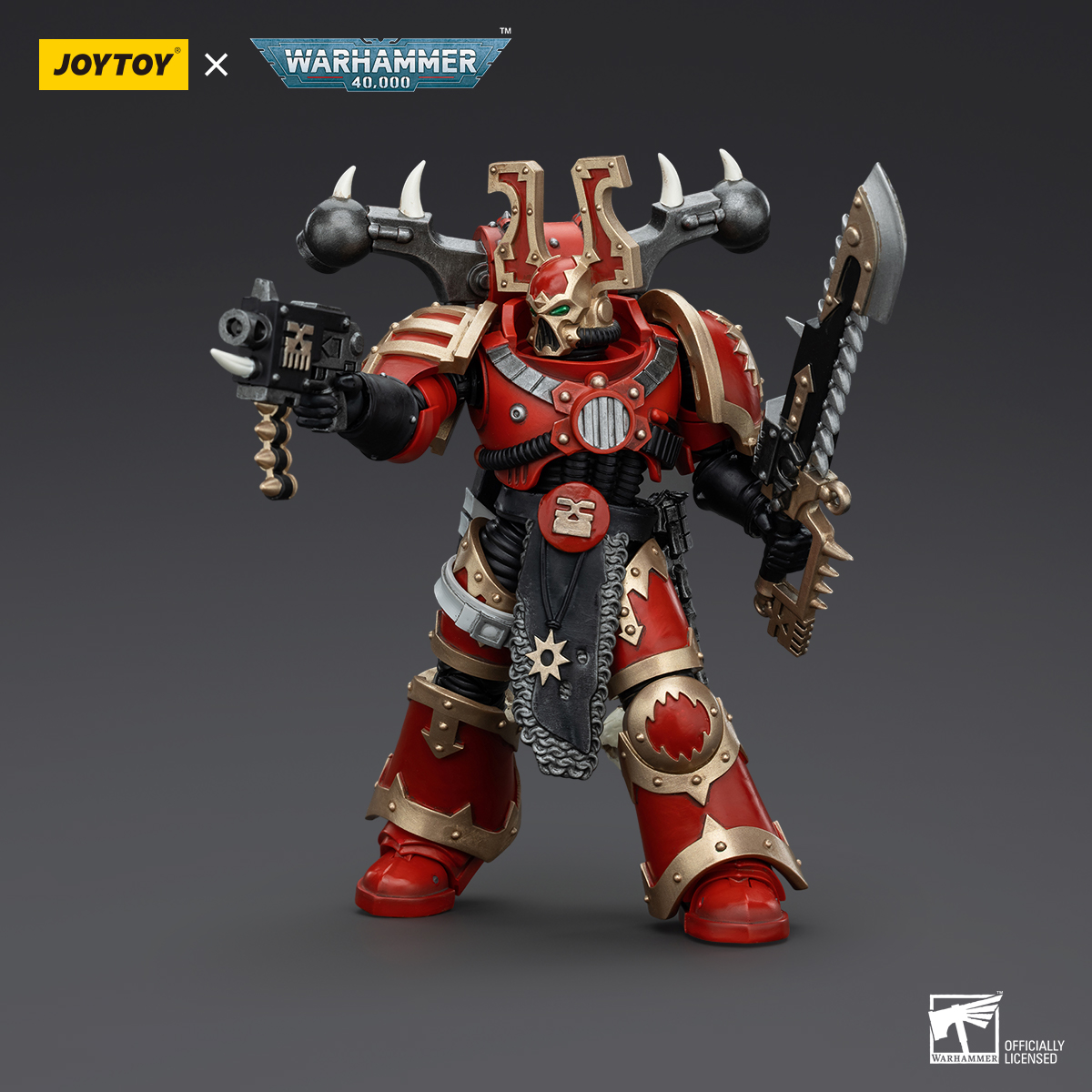 JOYTOY Warhammer 40k 1: 18 World Eaters Khorne Berzerkers - JOYTOY WORLD