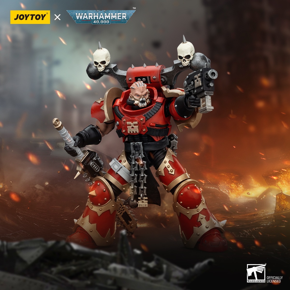 JOYTOY Warhammer 40k 1: 18 World Eaters Khorne Berzerkers - JOYTOY WORLD