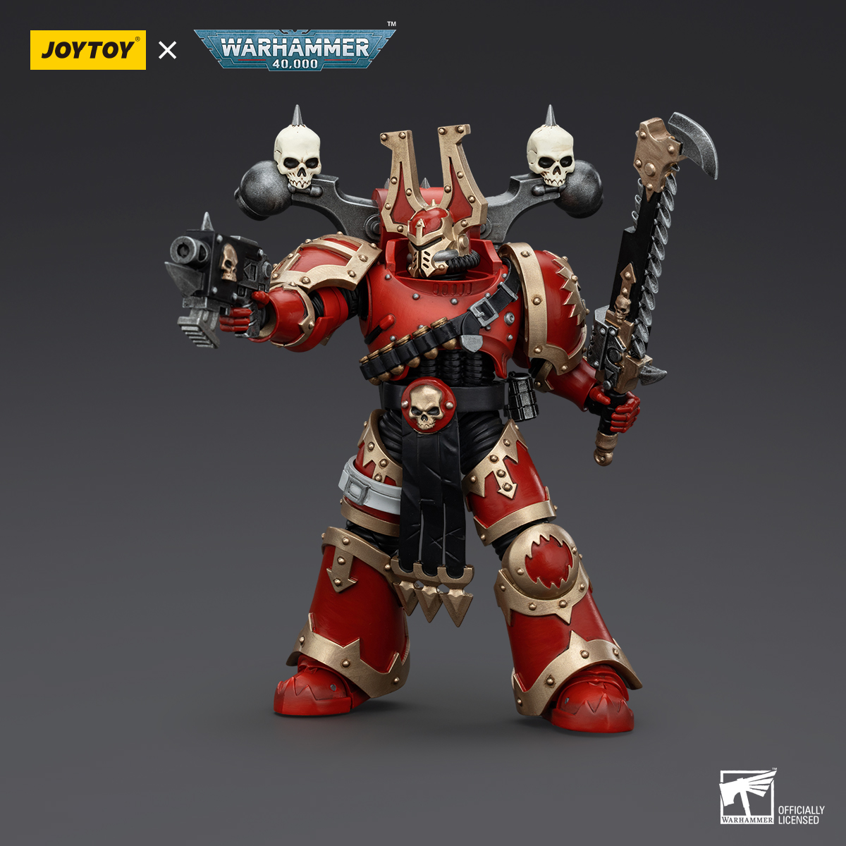 JOYTOY Warhammer 40k 1: 18 World Eaters Khorne Berzerkers - JOYTOY WORLD