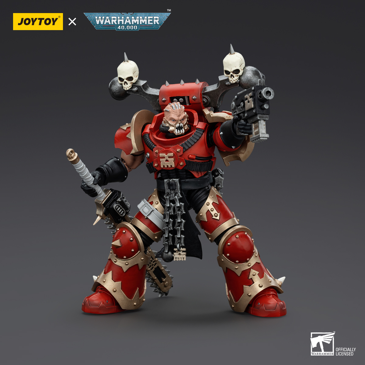 JOYTOY Warhammer 40k 1: 18 World Eaters Khorne Berzerkers - JOYTOY WORLD