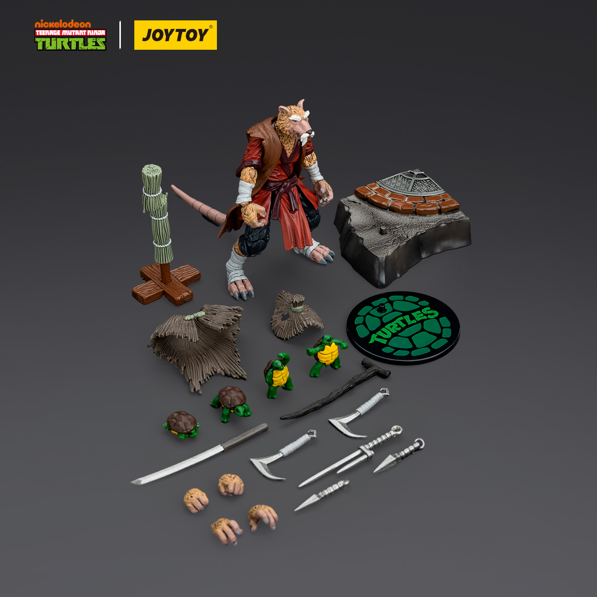JOYTOY Teenage Mutant Ninja Turtles TMNT Splinter and April O'Neil - JOYTOY WORLD