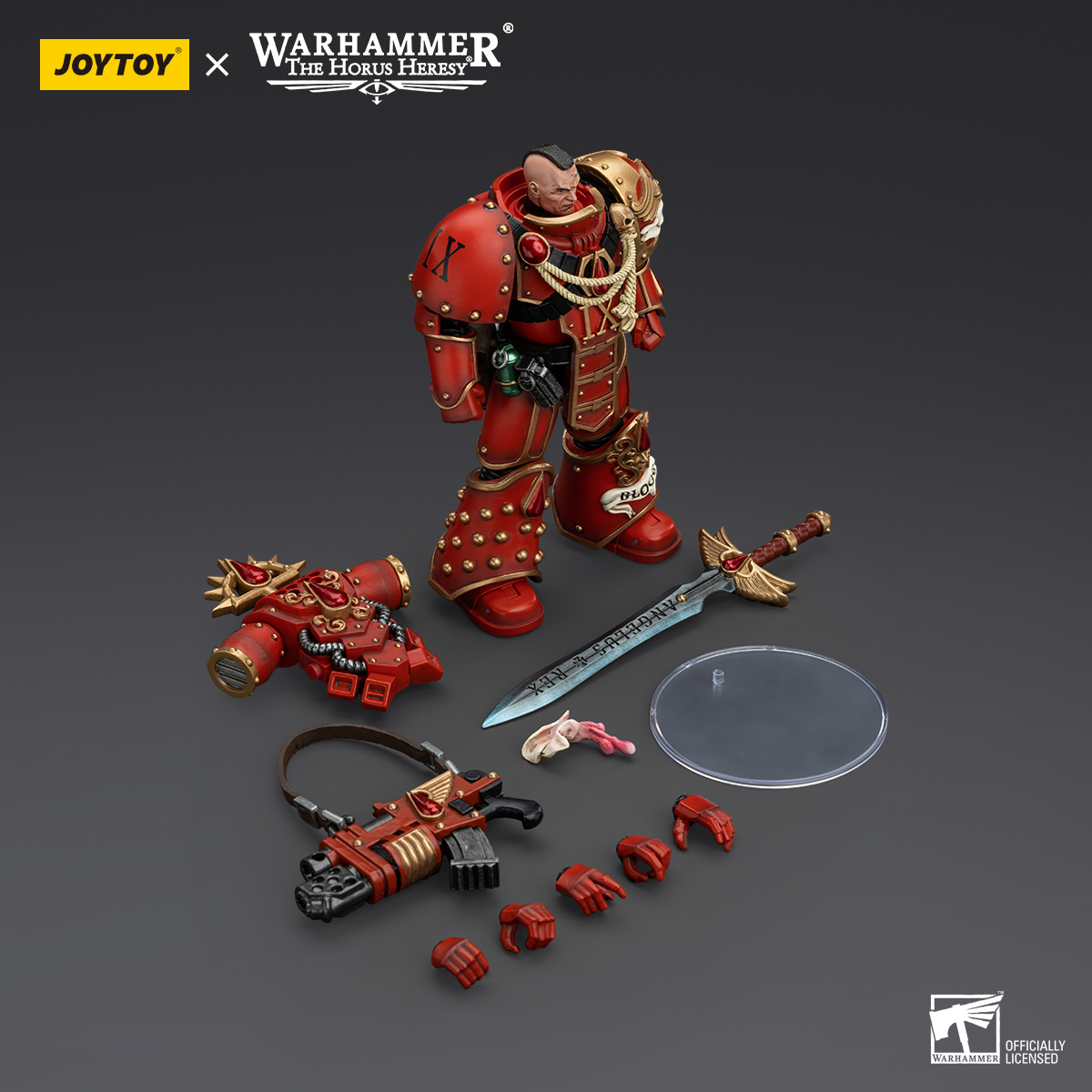 JOYTOY JT00720 Warhammer The Horus Heresy 1: 18 Blood Angels Raldoron First Captain of the Blood Angels - JOYTOY WORLD