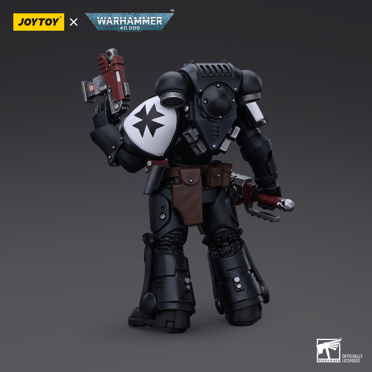 JOYTOY Warhammer 40k 1: 18 Space Marines Black Templars Outriders Brother Valtus - JOYTOY WORLD