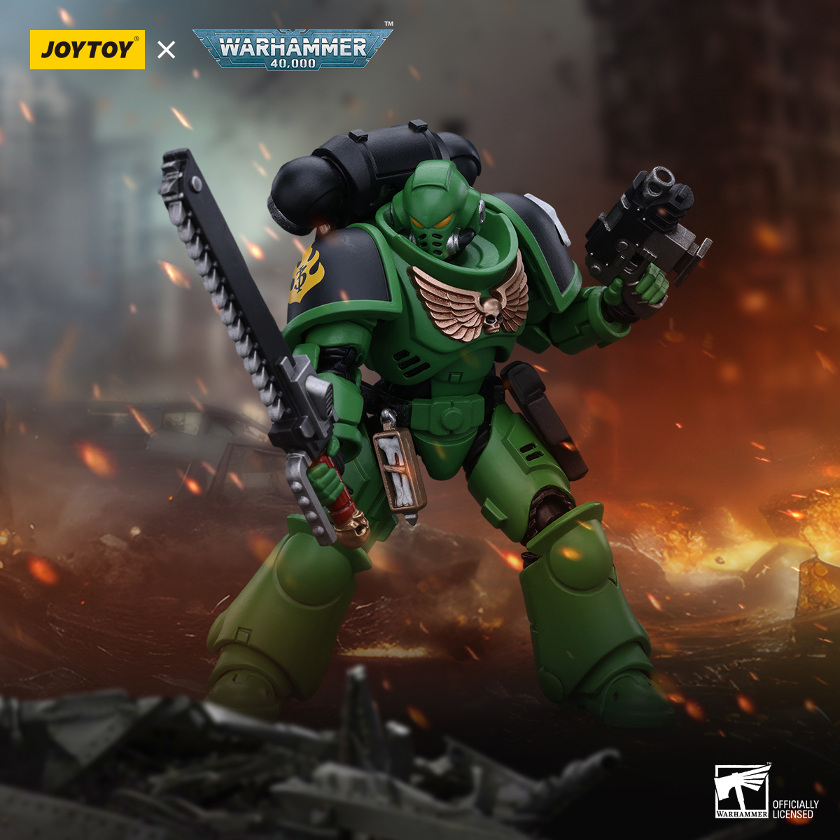 JOYTOY JT5215 5222 5239 5246 Warhammer 40k 1: 18 Salamanders Intercessors - JOYTOY WORLD
