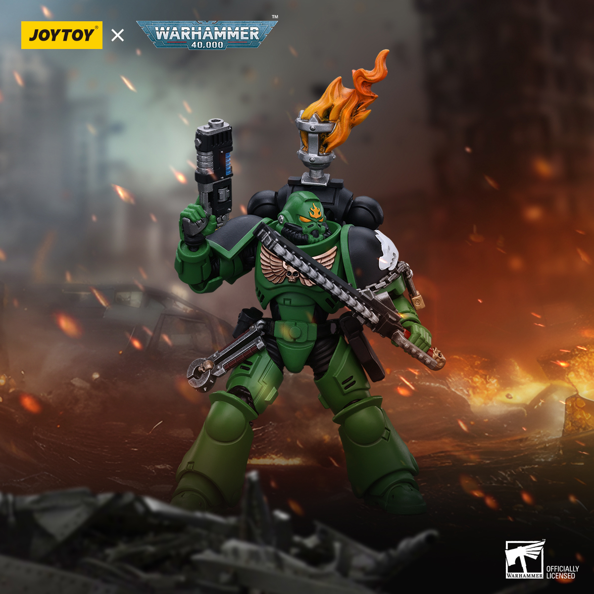 JOYTOY JT5215 5222 5239 5246 Warhammer 40k 1: 18 Salamanders Intercessors - JOYTOY WORLD