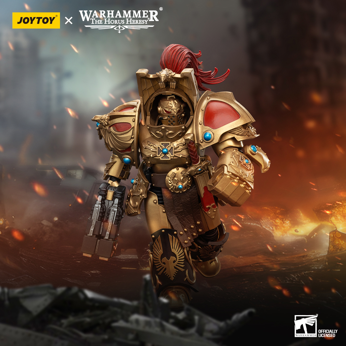 JOYTOY Warhammer The Horus Heresy 1:18 Legio Custodes Aquilon Terminator Squad - JOYTOY WORLD