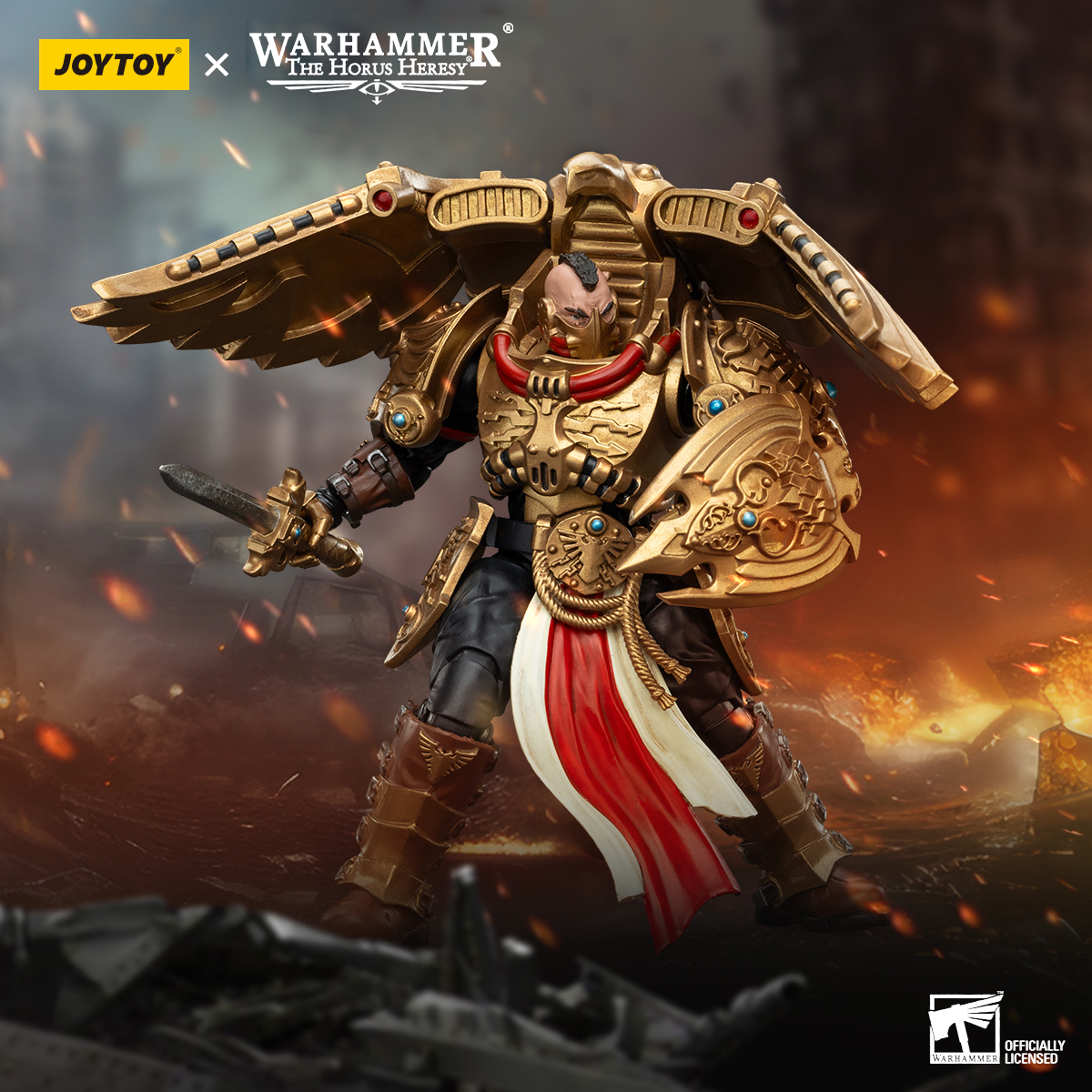 JOYTOY Warhammer The Horus Heresy 1:18 Legio Custodes Custodian Venatari Squad - JOYTOY WORLD