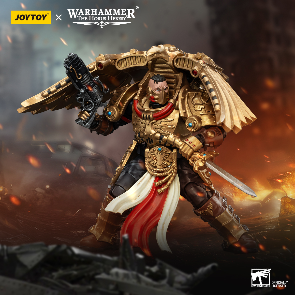 JOYTOY Warhammer The Horus Heresy 1:18 Legio Custodes Custodian Venatari Squad - JOYTOY WORLD