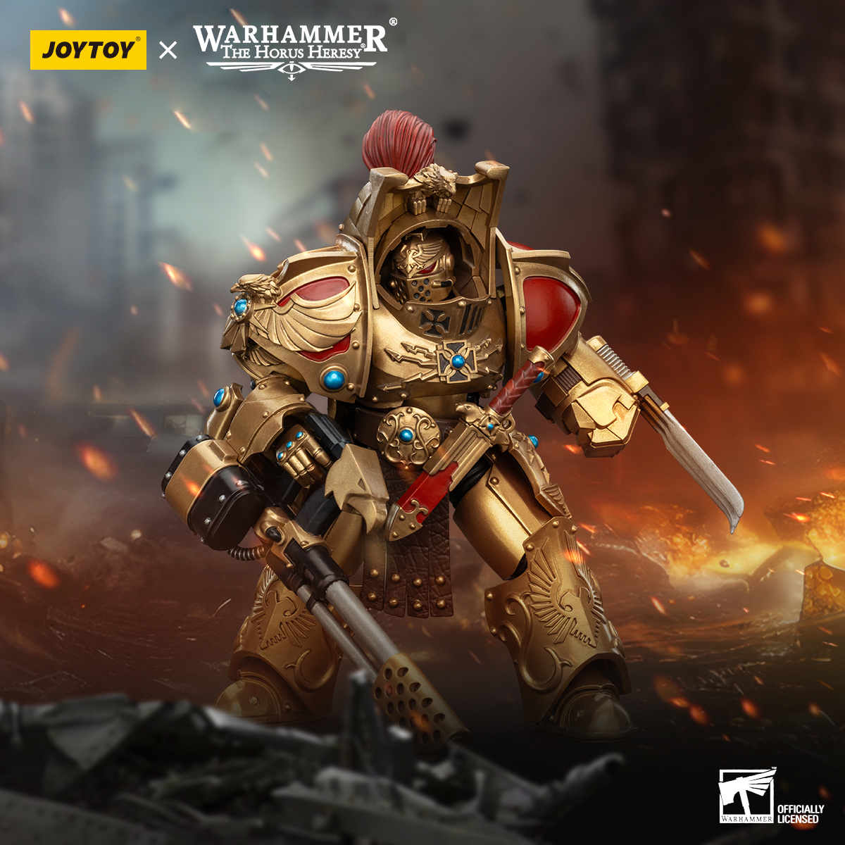 JOYTOY Warhammer The Horus Heresy 1:18 Legio Custodes Aquilon Terminator Squad - JOYTOY WORLD