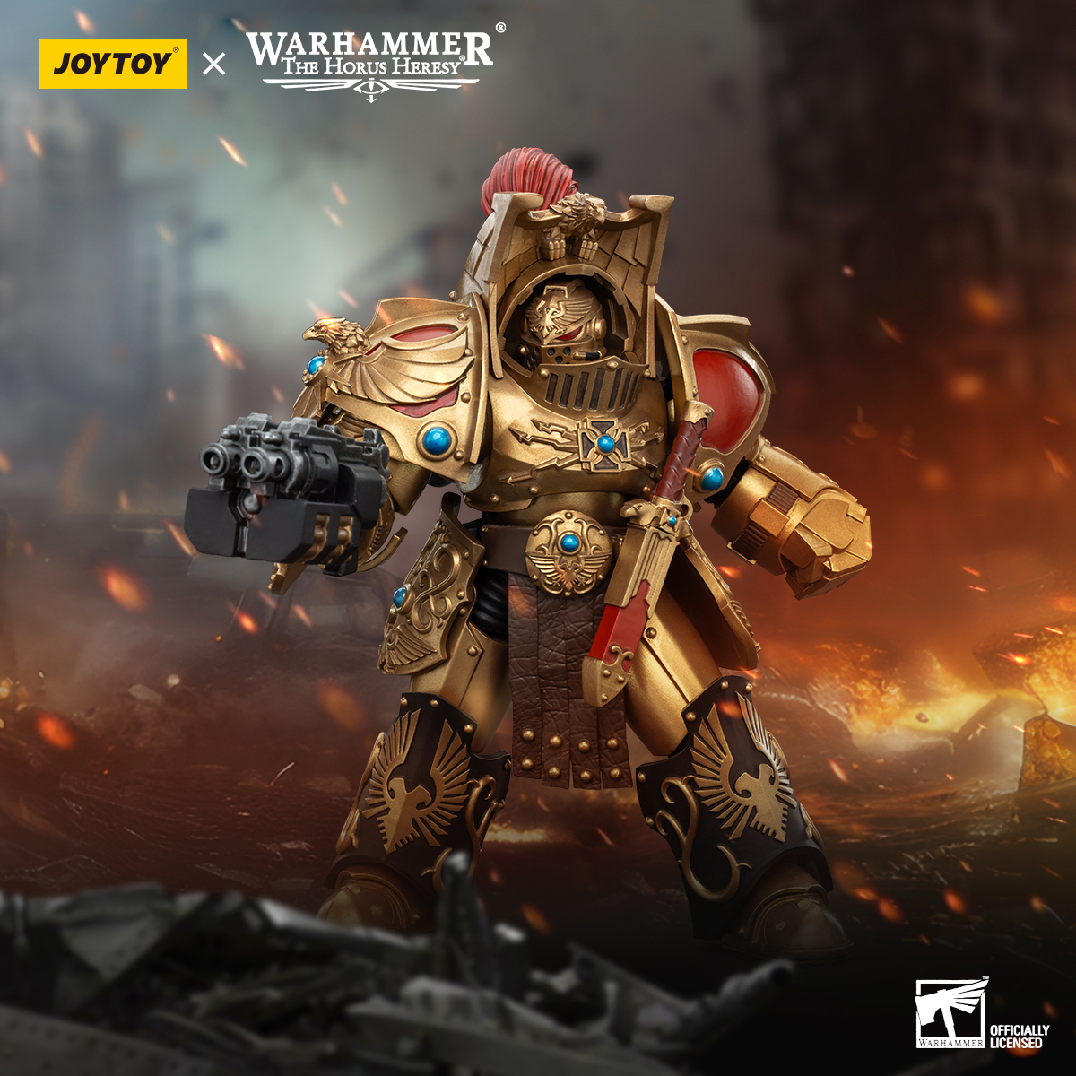 JOYTOY Warhammer The Horus Heresy 1:18 Legio Custodes Aquilon Terminator Squad - JOYTOY WORLD