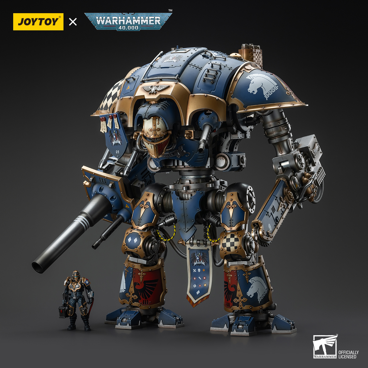 JOYTOY JT9299 Warhammer 40k 1: 18 Imperial Knights House Terryn Knight Paladin - JOYTOY WORLD