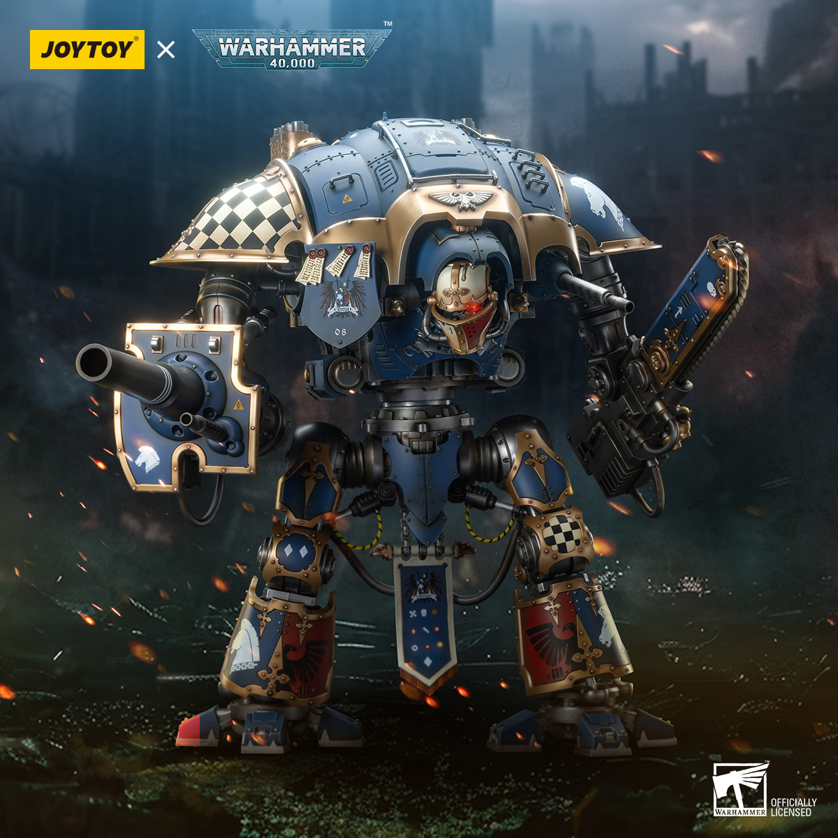 JOYTOY JT9299 Warhammer 40k 1: 18 Imperial Knights House Terryn Knight Paladin - JOYTOY WORLD