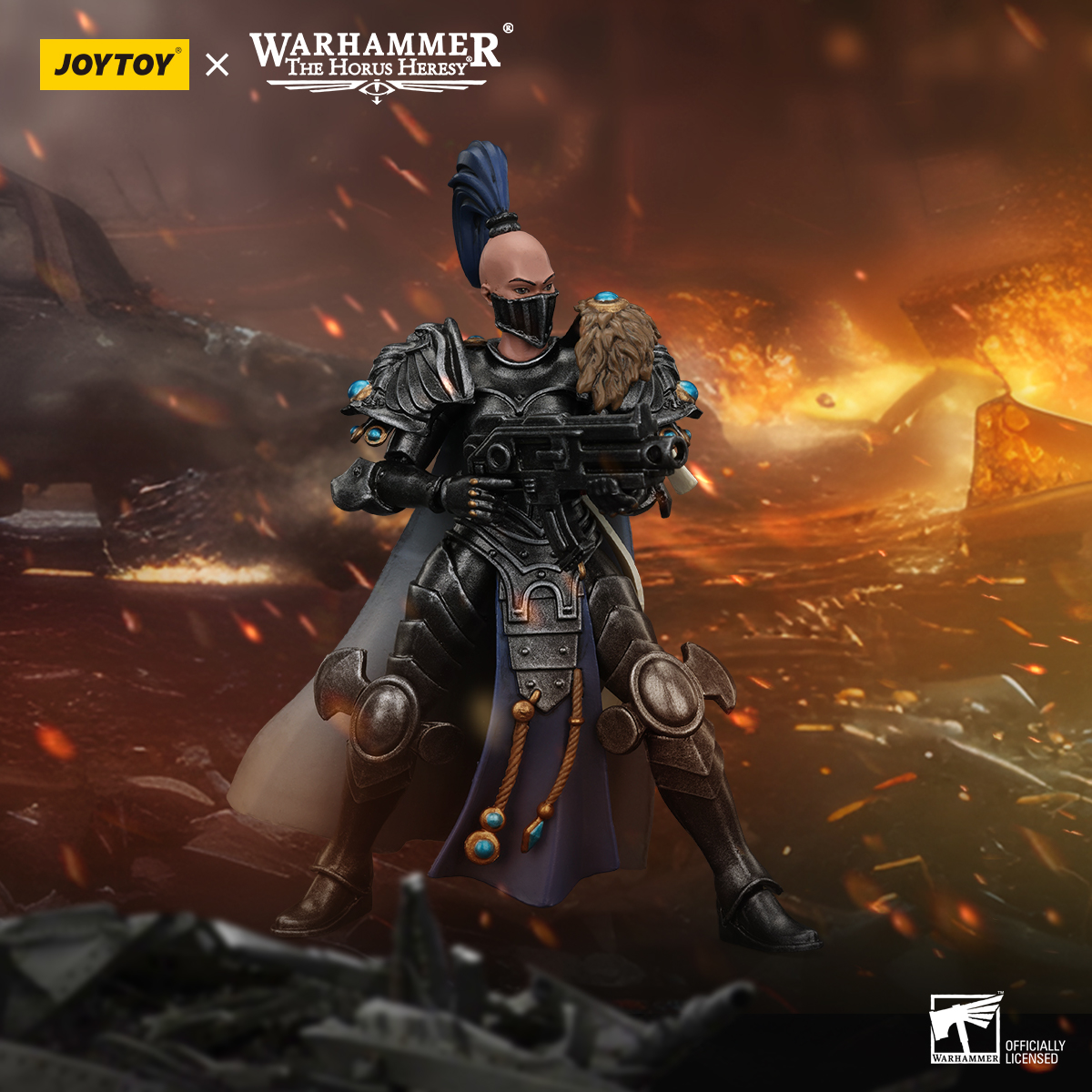 JOYTOY Warhammer The Horus Heresy 1:18 Sisters of Silence Argent Lynx - JOYTOY WORLD