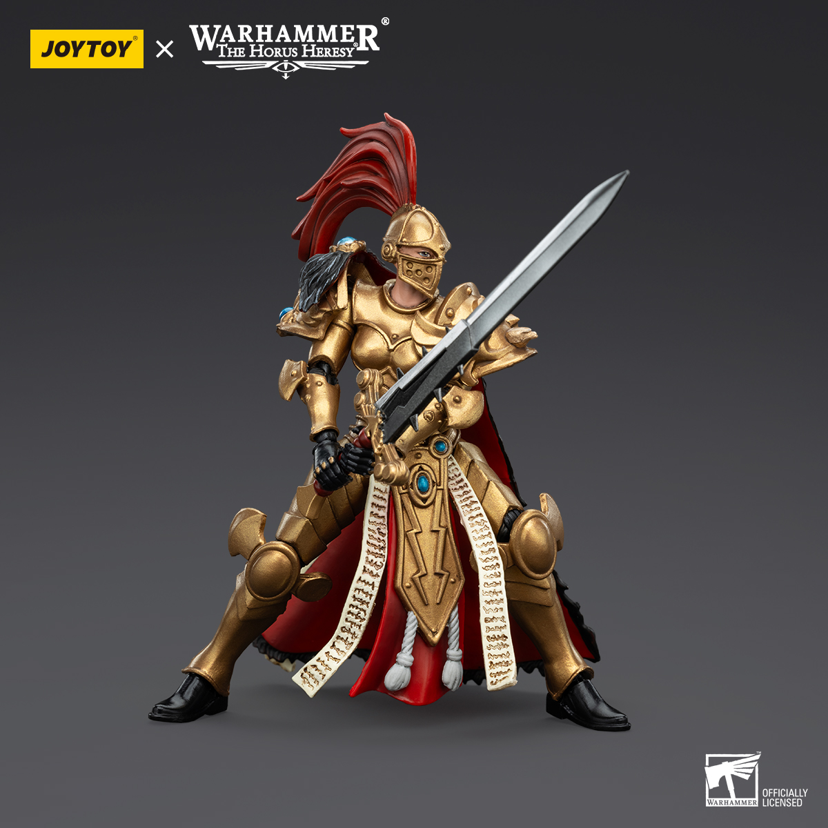 JOYTOY Warhammer The Horus Heresy 1:18 Sisters of Silence White Falcons Vigilator Cadre Vigilator Mistress - JOYTOY WORLD