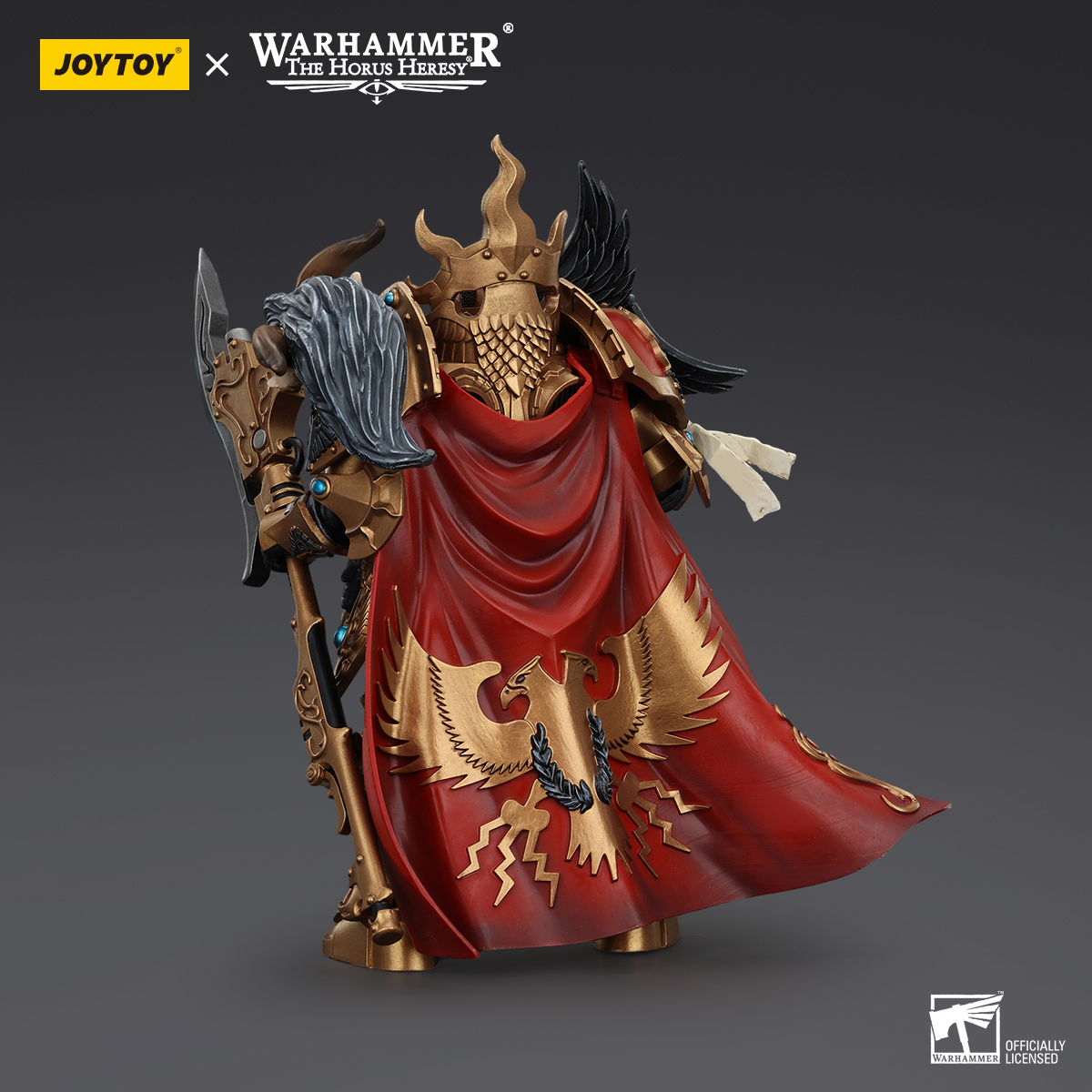JOYTOY JT00942 Warhammer The Horus Heresy 1:18 Legio Custodes Constantin Valdor Captain-General of the Legio Custodes - JOYTOY WORLD