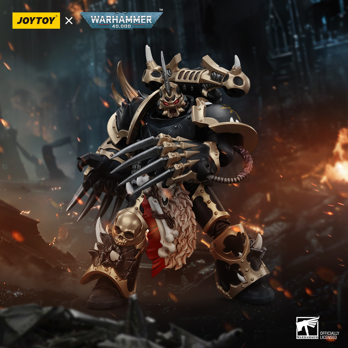JOYTOY Warhammer 40k 1: 18 Chaos Space Marines Black Legion Chosen - JOYTOY WORLD