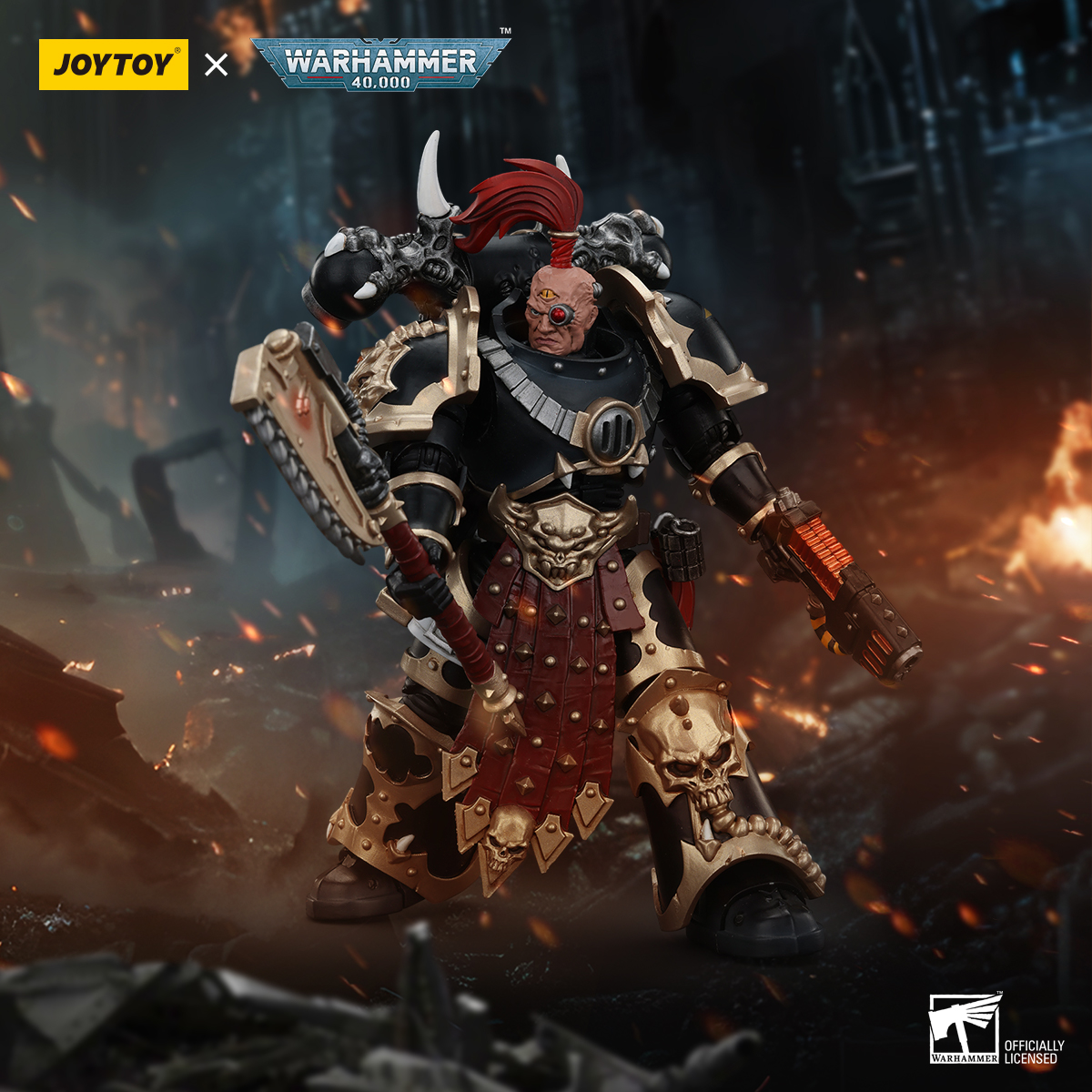JOYTOY Warhammer 40k 1: 18 Chaos Space Marines Black Legion Chosen - JOYTOY WORLD
