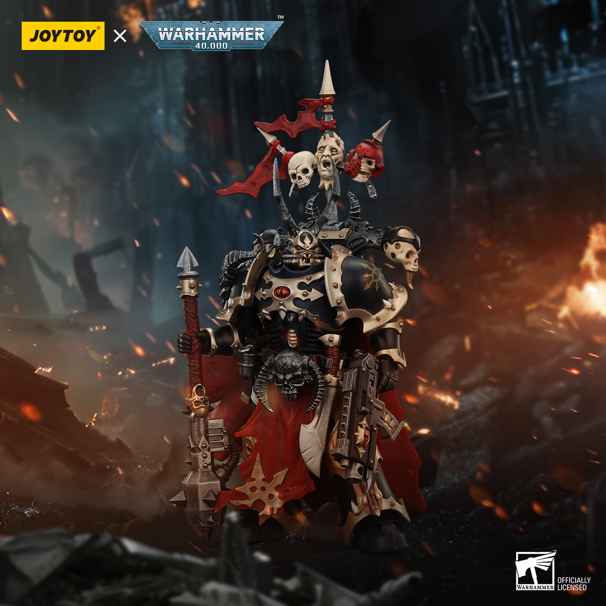 JOYTOY Warhammer 40k 1: 18 Chaos Space Marines Black Legion Chosen - JOYTOY WORLD