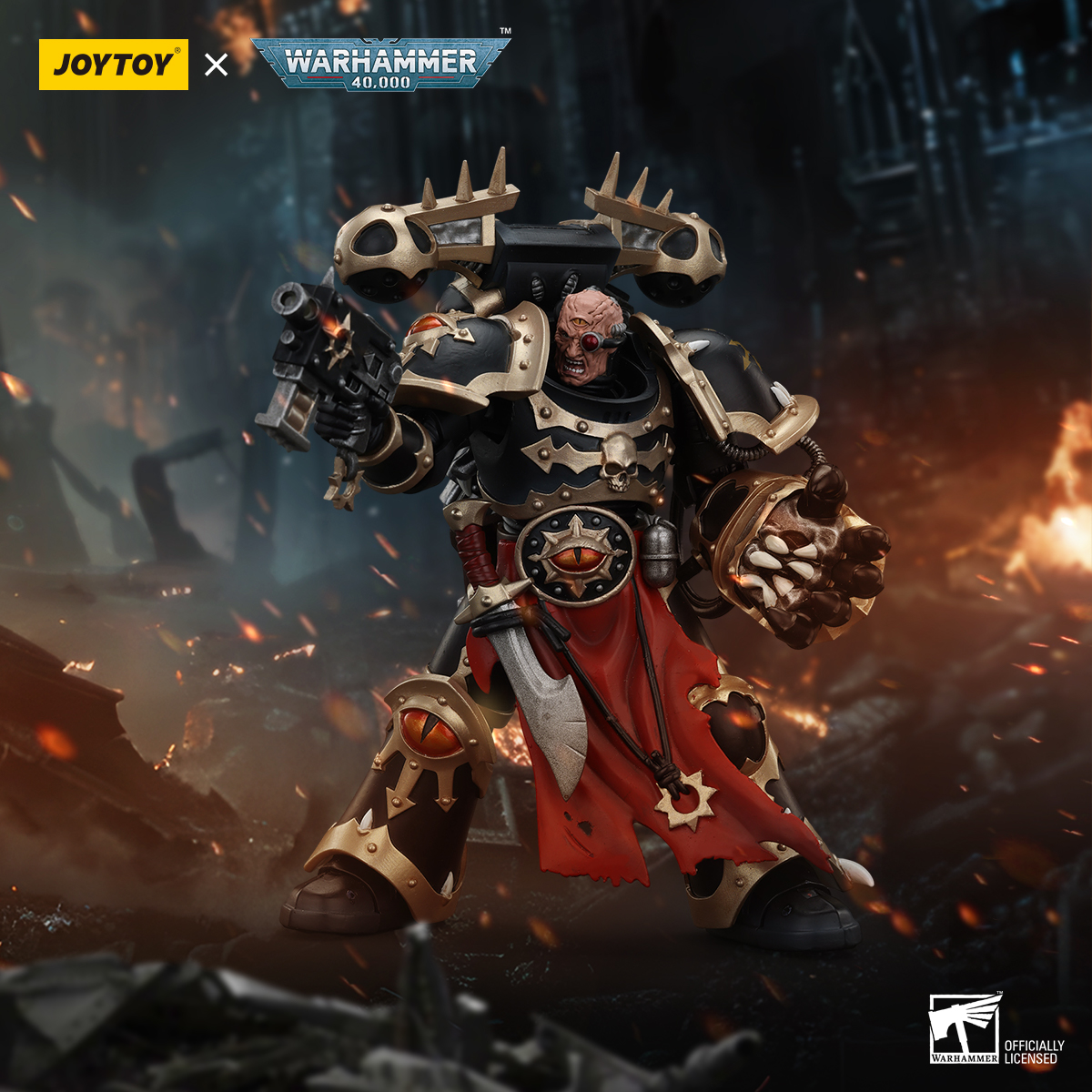 JOYTOY Warhammer 40k 1: 18 Chaos Space Marines Black Legion Chosen - JOYTOY WORLD