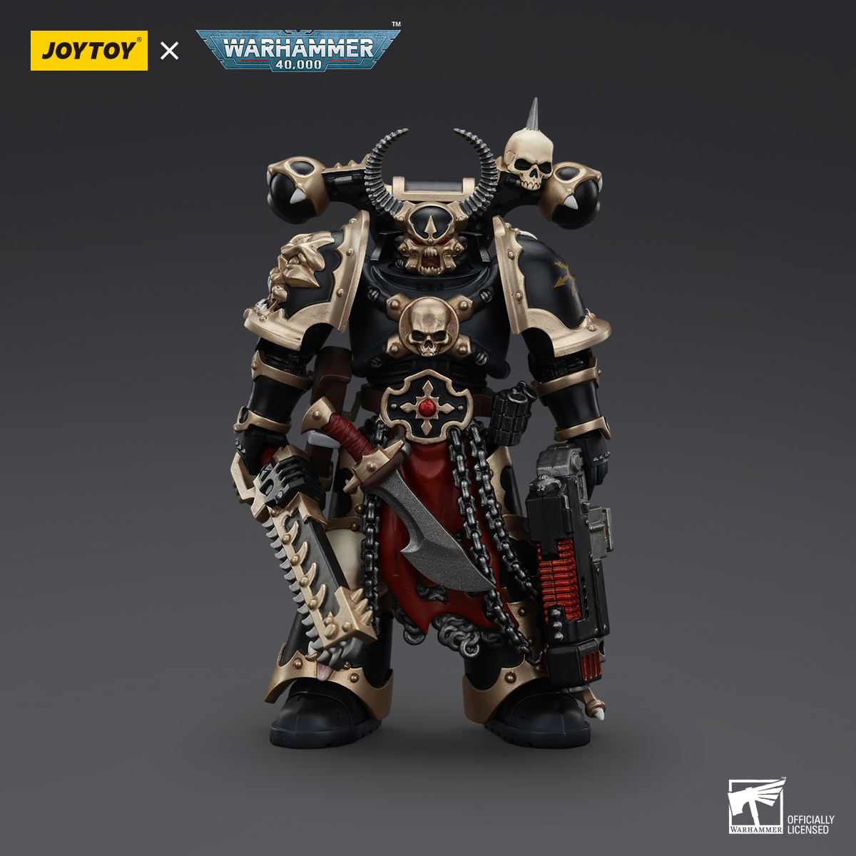 JOYTOY Warhammer 40k 1: 18 Chaos Space Marines Black Legion Chosen - JOYTOY WORLD