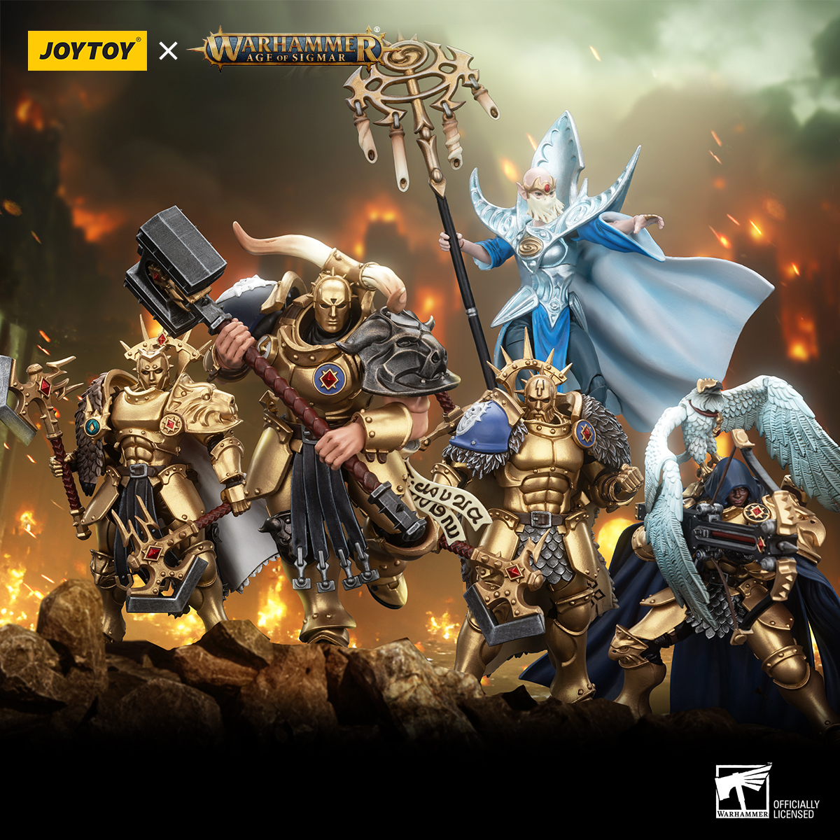 JOYTOY Warhammer Age of Sigmar Stormcast Eternals The Blacktalons - JOYTOY WORLD