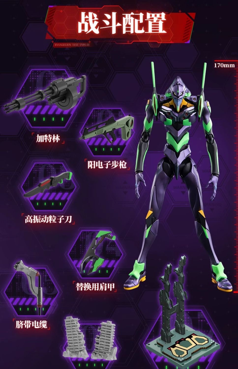 Blokees 73501 Action Edition Neon Genesis Evangelion Unit-01 - JOYTOY WORLD