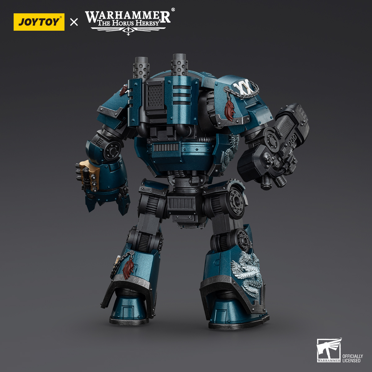 JOYTOY JT01109 Warhammer The Horus Heresy 1: 18 Alpha Legion Contemptor Dreadnought with Gravis Plasma Cannon - JOYTOY WORLD