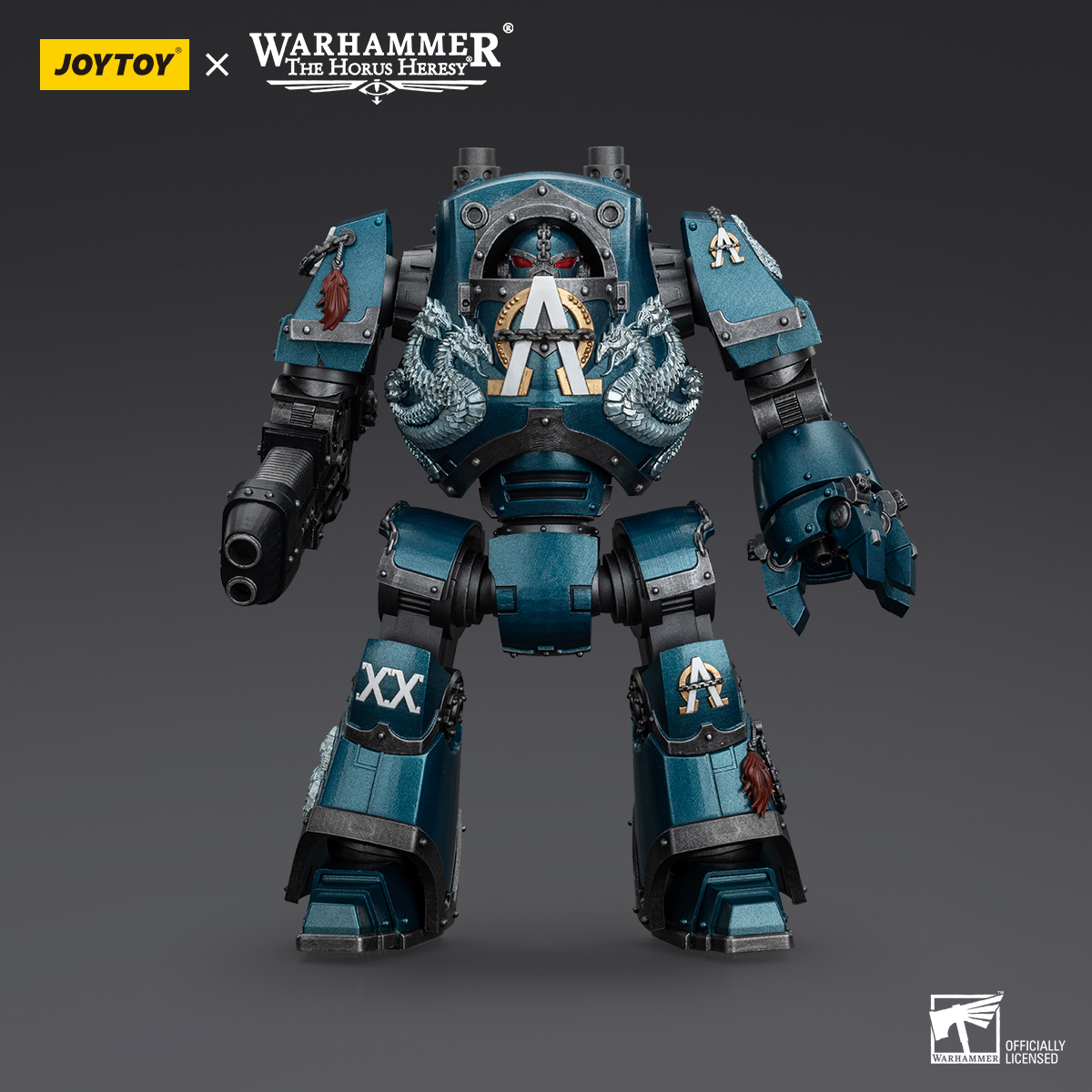 JOYTOY JT01109 Warhammer The Horus Heresy 1: 18 Alpha Legion Contemptor Dreadnought with Gravis Plasma Cannon - JOYTOY WORLD