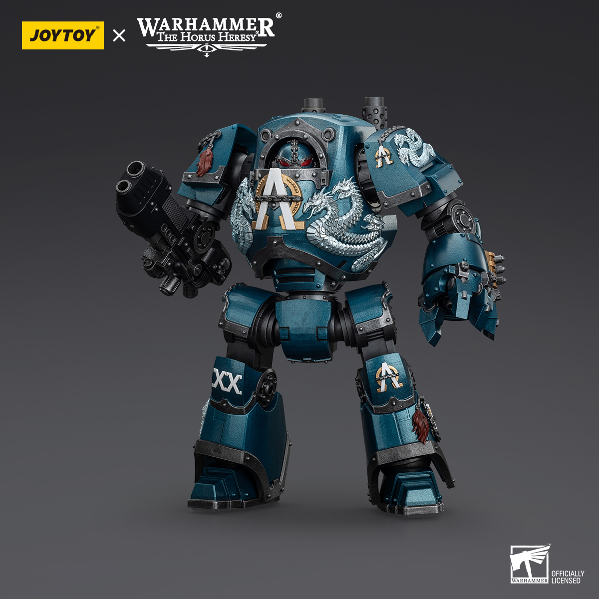 JOYTOY JT01109 Warhammer The Horus Heresy 1: 18 Alpha Legion Contemptor Dreadnought with Gravis Plasma Cannon - JOYTOY WORLD