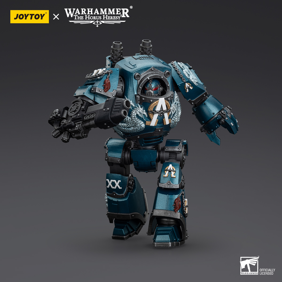 JOYTOY JT01109 Warhammer The Horus Heresy 1: 18 Alpha Legion Contemptor Dreadnought with Gravis Plasma Cannon - JOYTOY WORLD