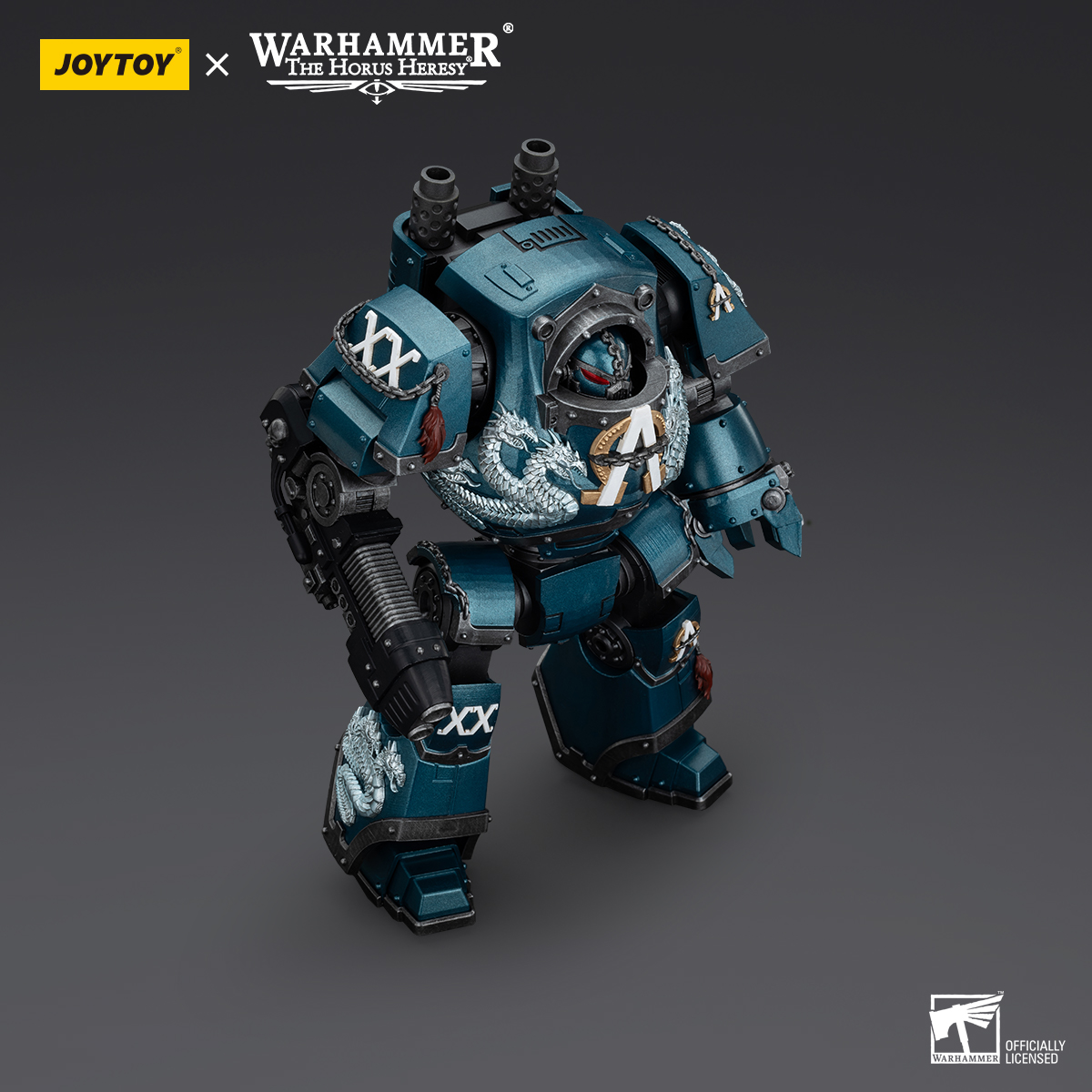 JOYTOY JT01109 Warhammer The Horus Heresy 1: 18 Alpha Legion Contemptor Dreadnought with Gravis Plasma Cannon - JOYTOY WORLD