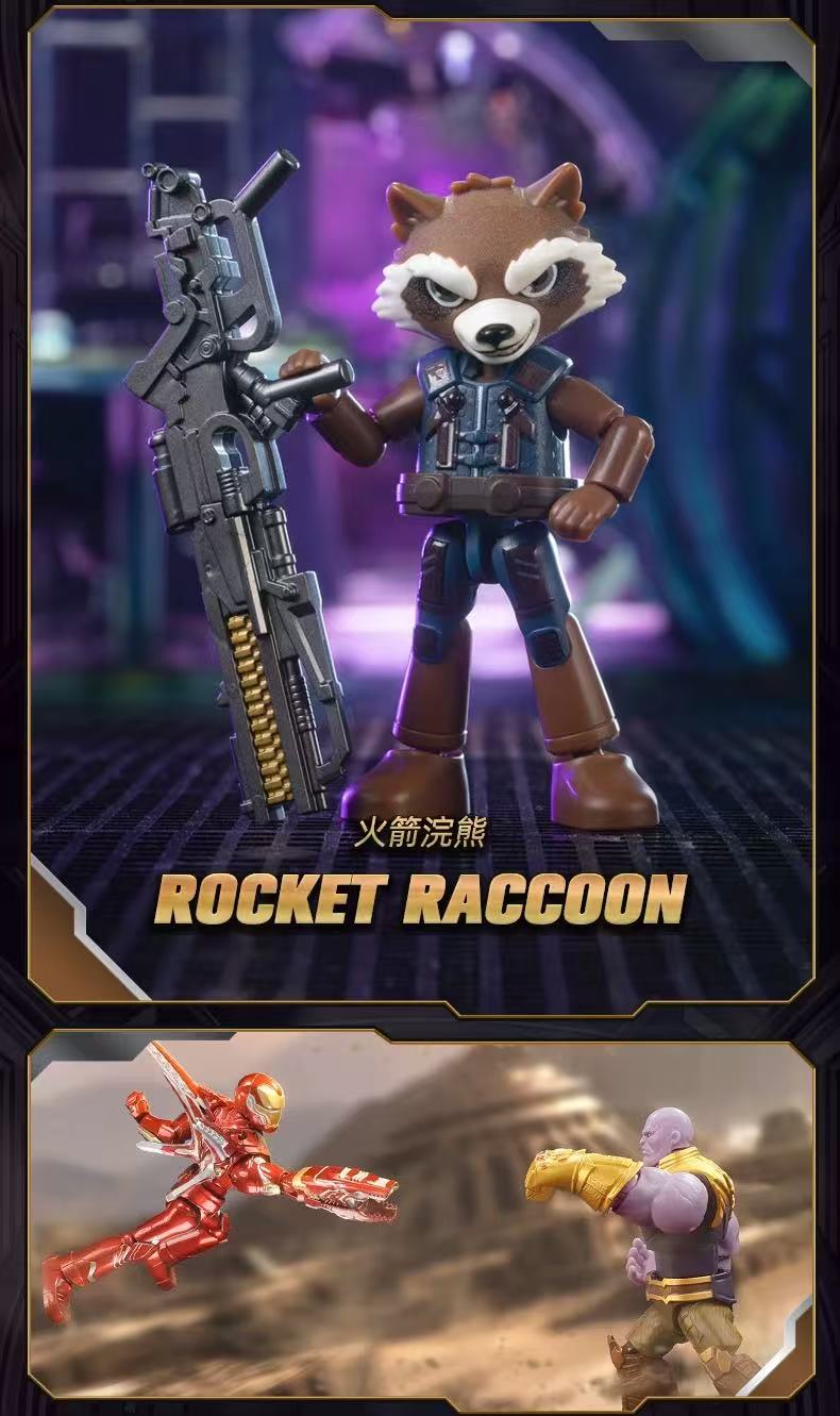 Blokees 81113 Marvel Heroes Galaxy Version Episode 3 - JOYTOY WORLD