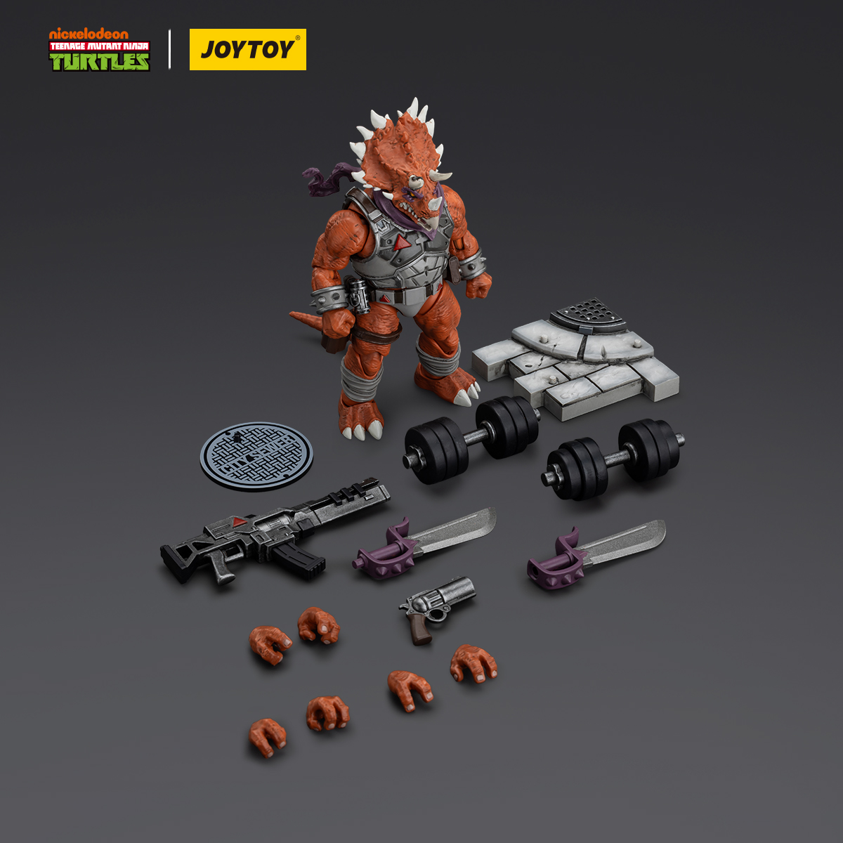 JOYTOY Teenage Mutant Ninja Turtles TMNT Taserenton Legion Captain Zorax, Adjutant Zork and Triceraton Infantryman for Aisa - JOYTOY WORLD