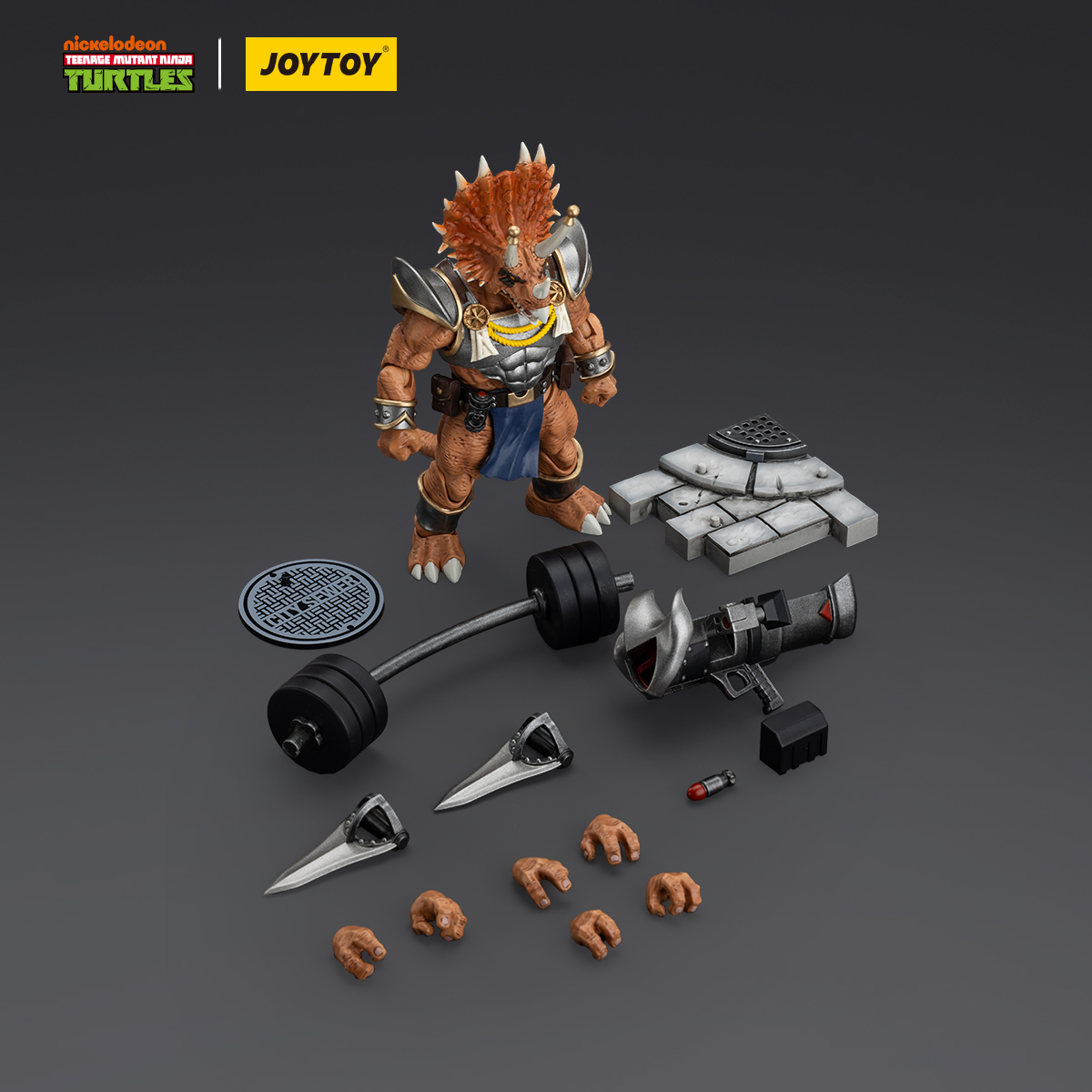 JOYTOY Teenage Mutant Ninja Turtles TMNT Taserenton Legion Captain Zorax, Adjutant Zork and Triceraton Infantryman for Aisa - JOYTOY WORLD