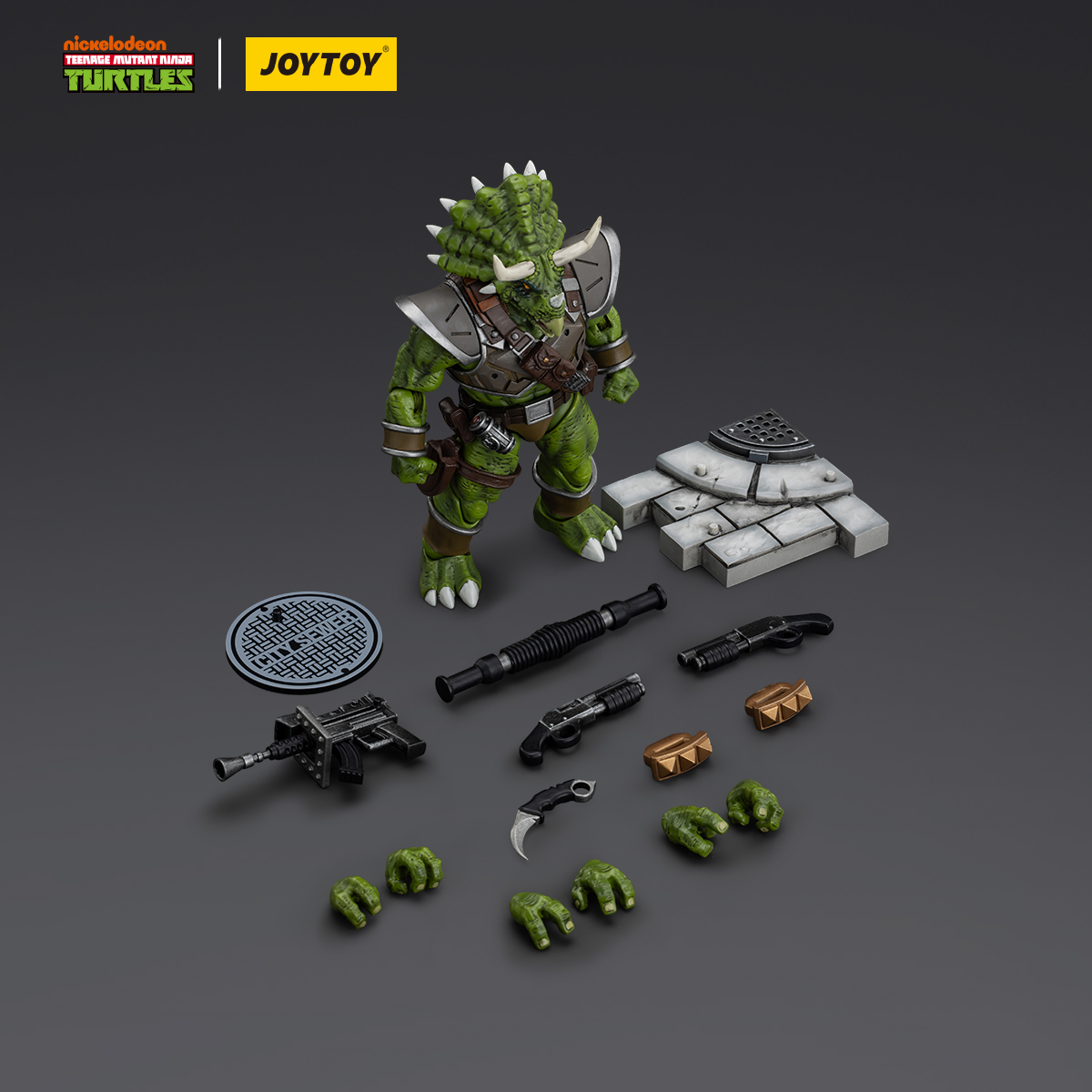 JOYTOY Teenage Mutant Ninja Turtles TMNT Taserenton Legion Captain Zorax, Adjutant Zork and Triceraton Infantryman for Aisa - JOYTOY WORLD