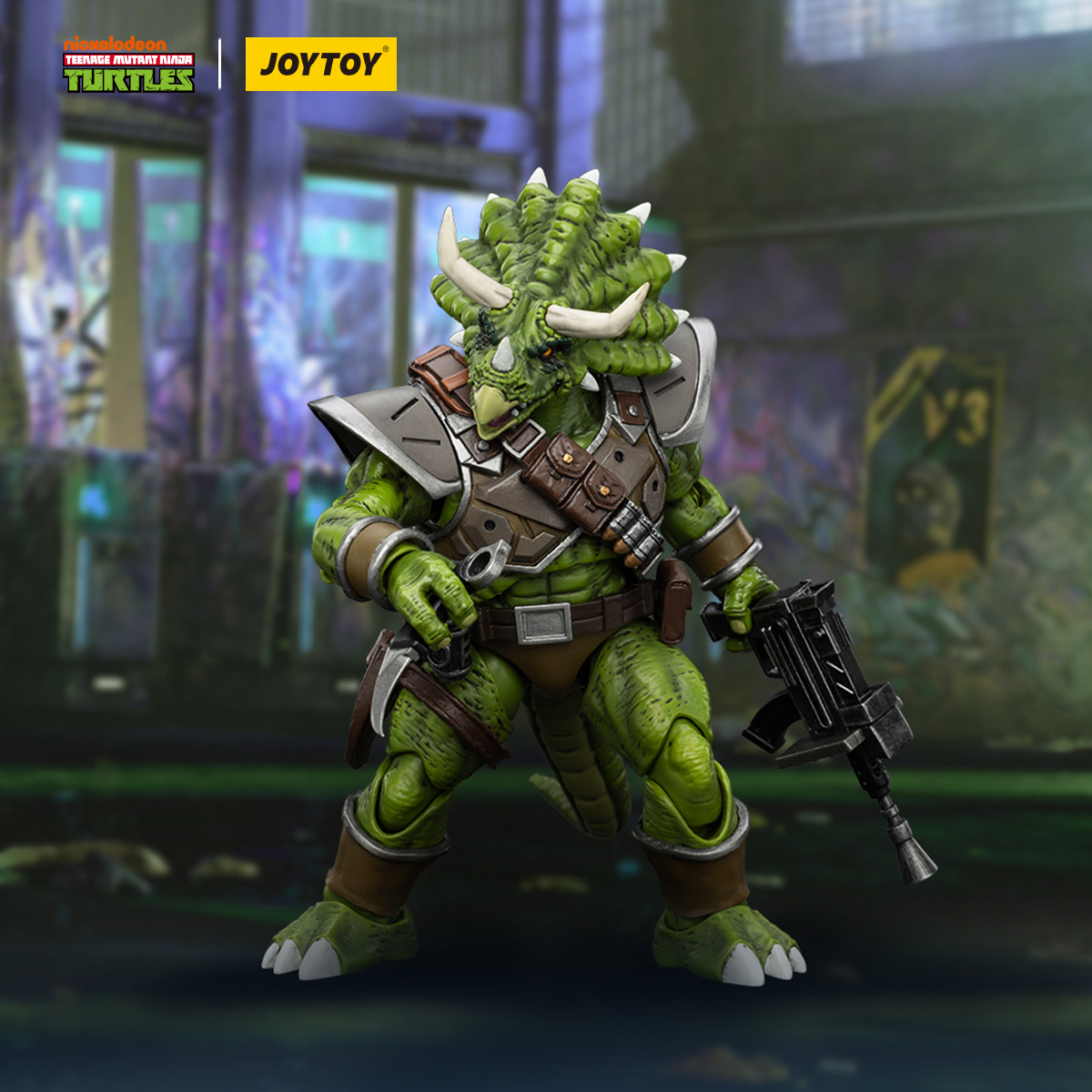JOYTOY Teenage Mutant Ninja Turtles TMNT Taserenton Legion Captain Zorax, Adjutant Zork and Triceraton Infantryman for Aisa - JOYTOY WORLD