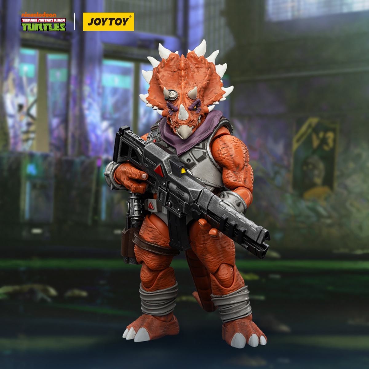 JOYTOY Teenage Mutant Ninja Turtles TMNT Taserenton Legion Captain Zorax, Adjutant Zork and Triceraton Infantryman for Aisa - JOYTOY WORLD