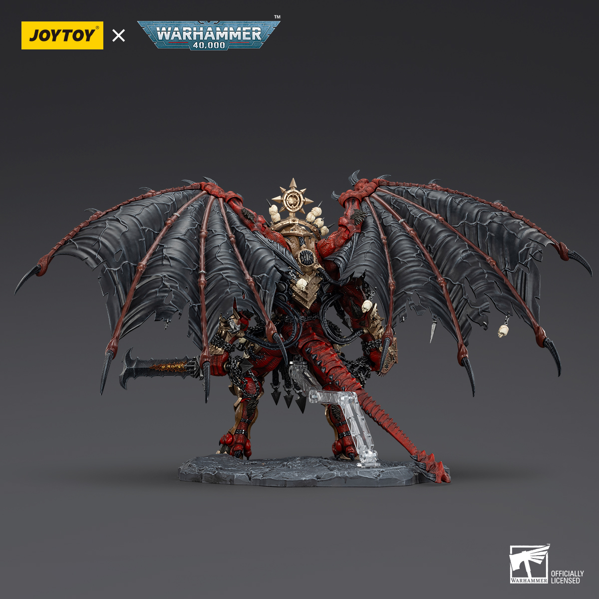 JOYTOY JT01178 Warhammer 40k 1: 18 World Eaters Angron Daemon Primarch of Khorne - JOYTOY WORLD